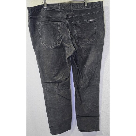 Eddie Bauer Size 16 Women’s Gray Corduroy Boyfriend Slim Fit Pants - Picture 5 of 10